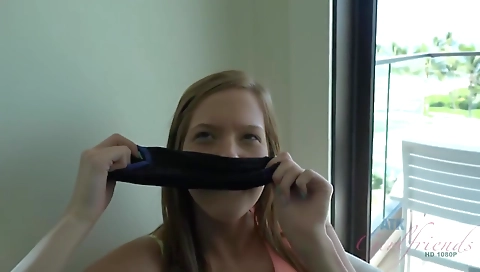 Married girl shows her cute body