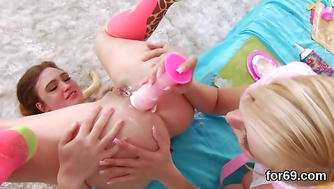 Horny couple fucking on cam