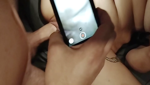 She's first time with a huge cockru labes